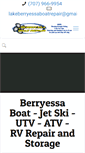 Mobile Screenshot of berryessaboatrepair.com
